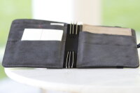 TB A5 Recyclingleder grau