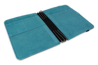 TB A5 Recyclingleder türkis