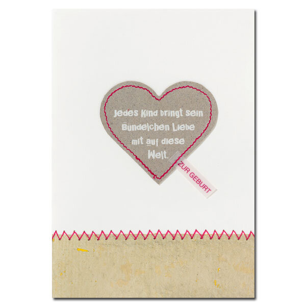 Geburtskarte – Jedes Kind bringt …