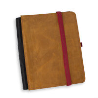 TB 20x25 Leder/Filz +3Klammern + Tablettasche