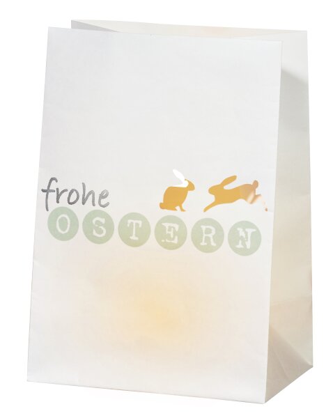 Lichttüten 2er-Set Frohe Ostern