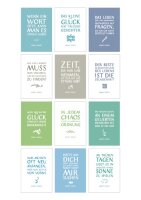 Spruchkarten-Set 1