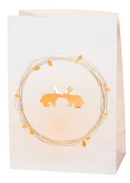 Lichttüten 2er-Set Osterhasen