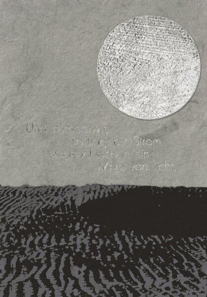 Trauerkarte – Und sterben wir …