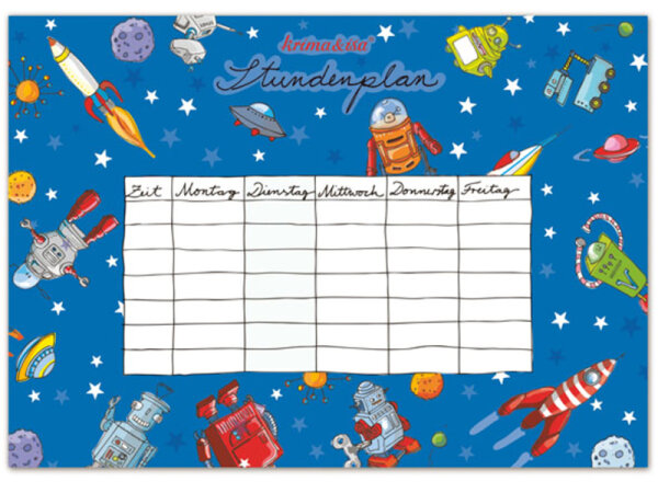 Stundenplan Raumfahrt Rakete