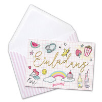 Einladungskarten  Einladung Girlpower