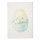 Postkarte Watercolor – Frohe Ostern, grün