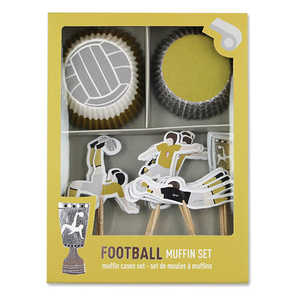 Cupcake-Set Fußball