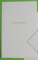 Karte Gut gemacht