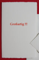 Karte Großartig