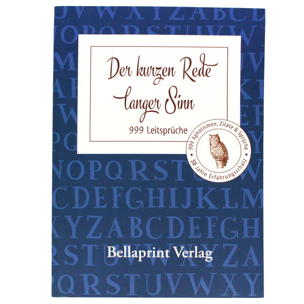 Bellaprint SpruchBuch blau