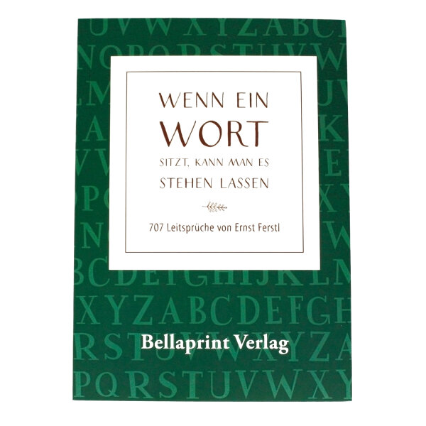 Bellaprint SpruchBuch grün