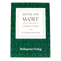 Bellaprint SpruchBuch grün