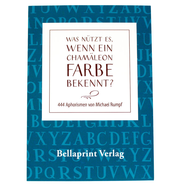 Bellaprint SpruchBuch türkis