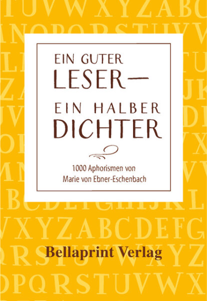 Bellaprint SpruchBuch gelb