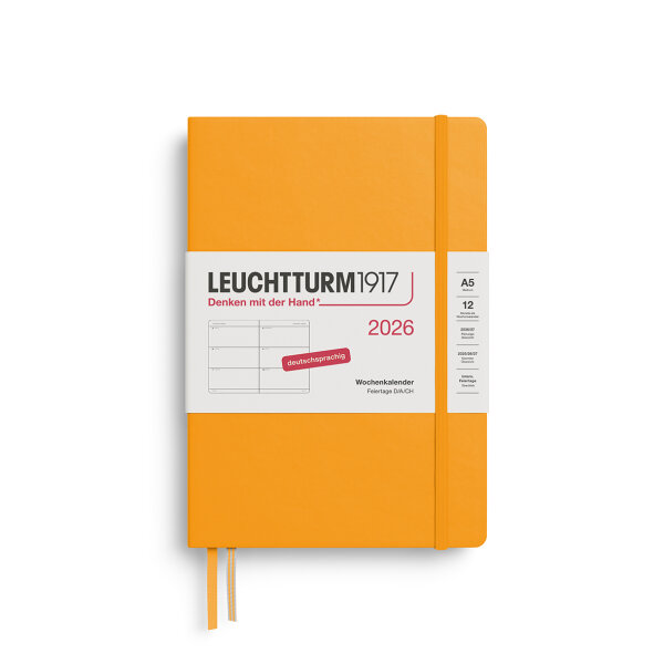 Wochenkalender medium A5 2026 rising sun