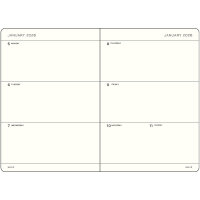 Wochenkalender Pocket (A6) 2026, Softcover, Spring Leaf,...