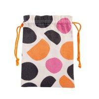 Geschenksack Baumwolle Punkte