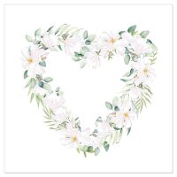 Klappkarte Blütenherz 3D