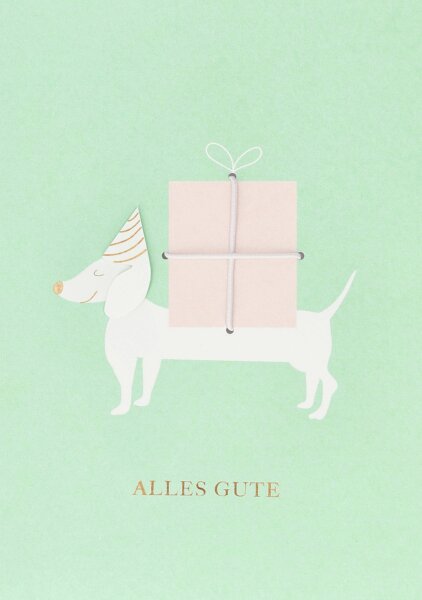 Klappkarte – Geldgeschenkkarte - Alles Gute