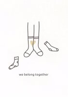Klappkarte – we belong together