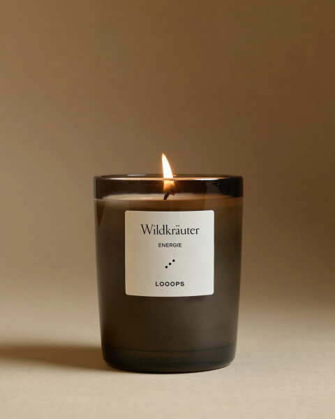 Kleine Duftkerze Wildkräuter