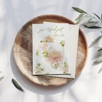 Klappkarte "Hochzeit Torte" mit Umschlag