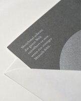 Lamartine Trauerkarte