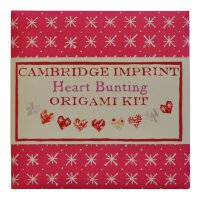 Origami "heart bunting kit"