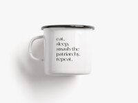 Tasse aus Emaille "Smash"