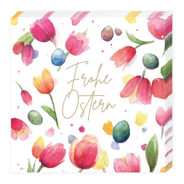 Cocktailservietten – Ostern - Tulpen
