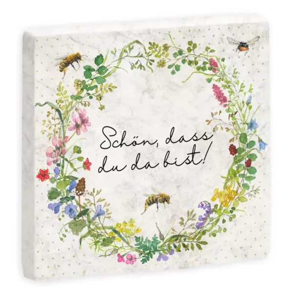 Untersetzer "Schön, dass du da bist"